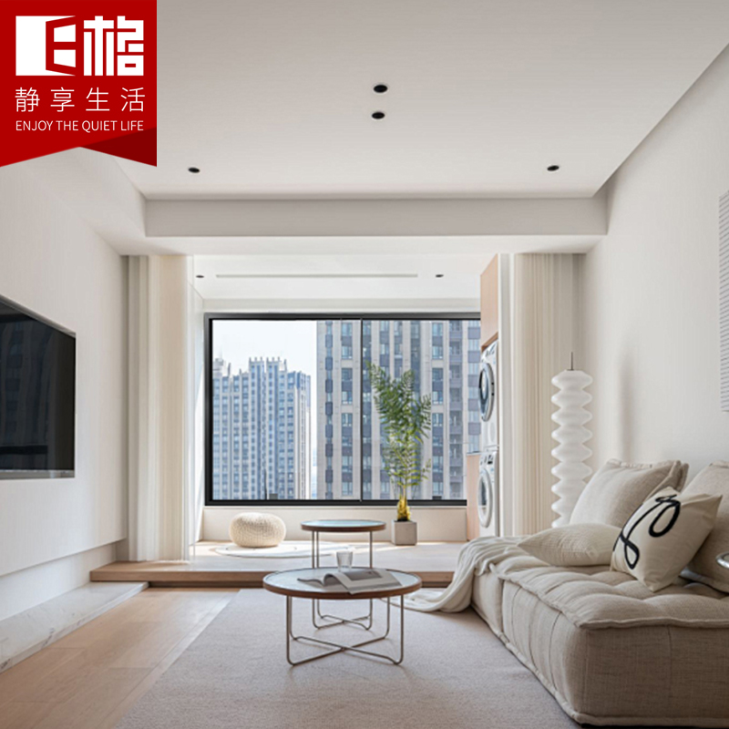 E格靜然120S推拉窗斷橋鋁合金隔斷封陽(yáng)臺(tái)隔音隔熱門窗 